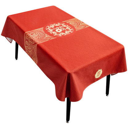 Chinese Style Red Table Cloth