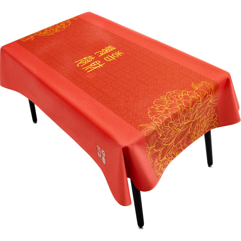 Chinese Style Red Table Cloth