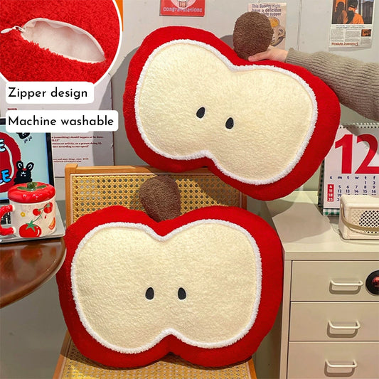 Fruit Shaped Pillows Lovely Cartoon Fruit Seat Cushion Adorable Lumbar Spine Waist Supporter Cartoon Comfortable Stuffed Fruit Pillows For Kids